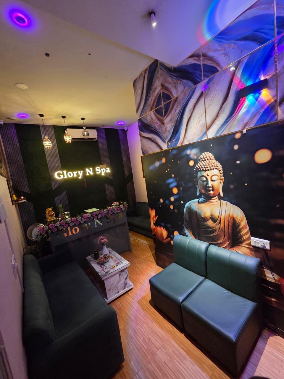 Glory N Spa lounge seating area