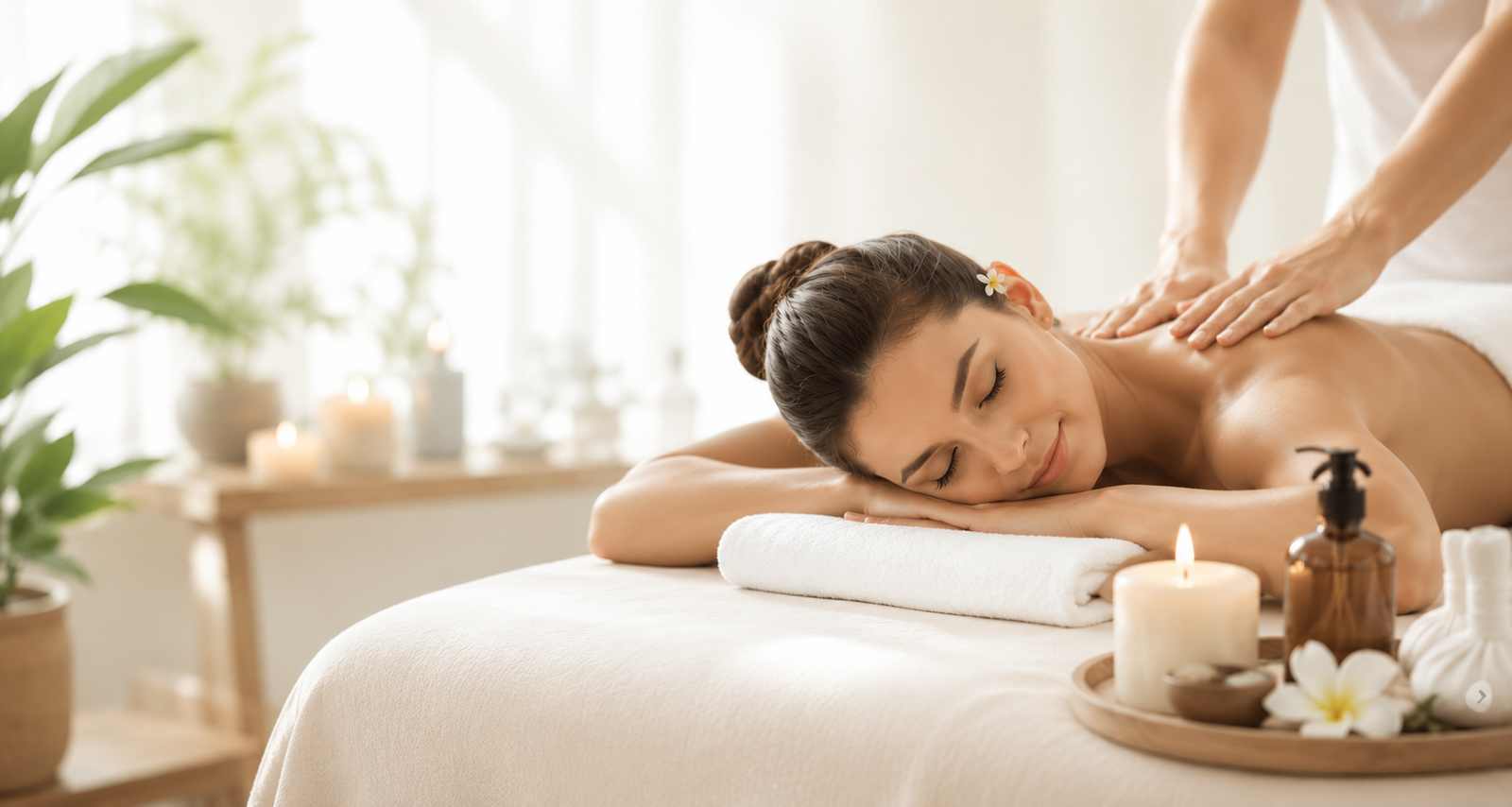 Professional body massage therapy at Glory N Spa